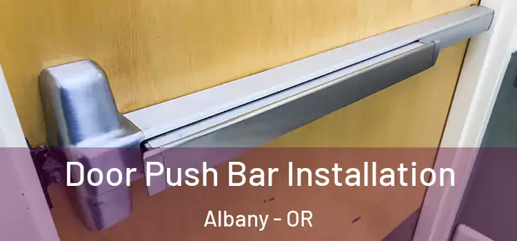 Door Push Bar Installation Albany - OR